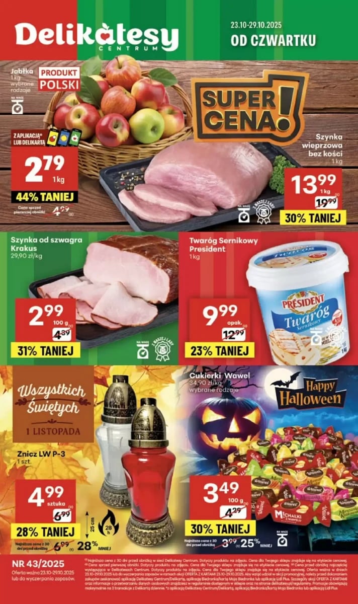Strona 1 z gazetki Delikatesy Centrum