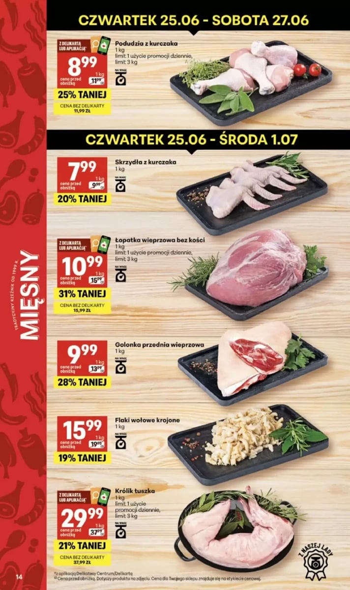 Strona 14 z gazetki Delikatesy Centrum