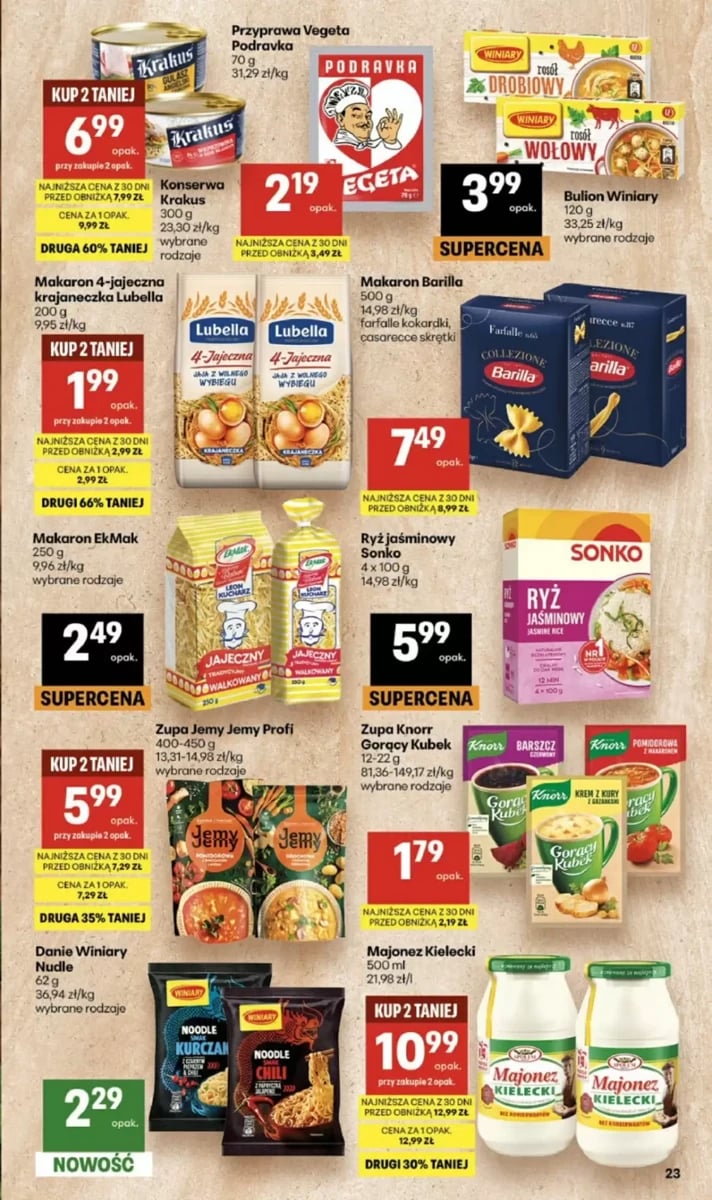 Strona 23 z gazetki Delikatesy Centrum