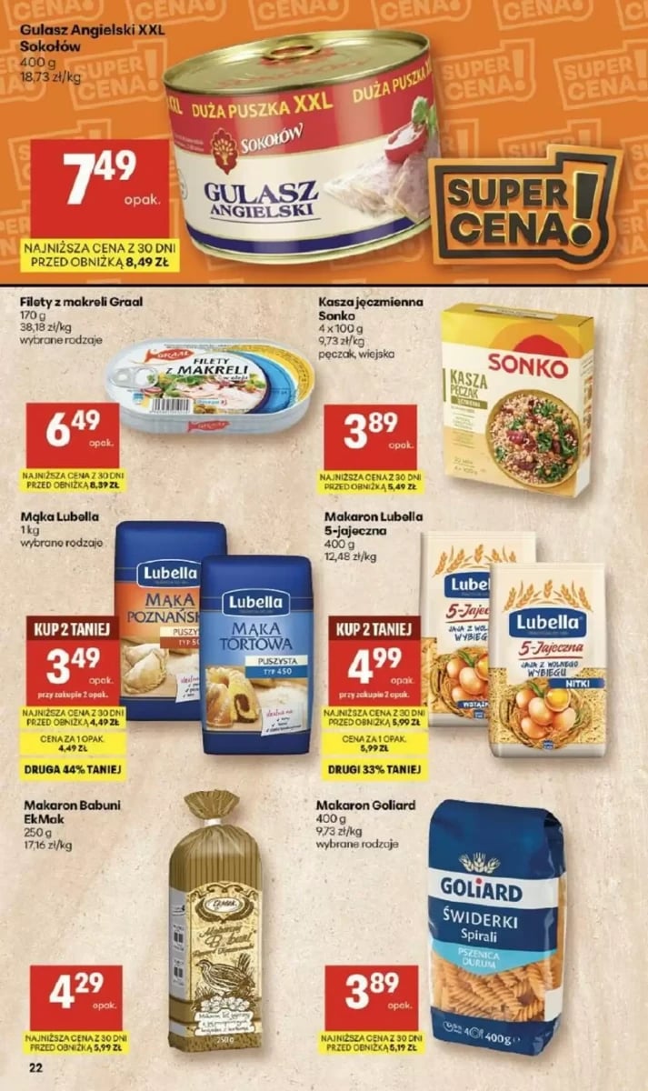 Strona 22 z gazetki Delikatesy Centrum