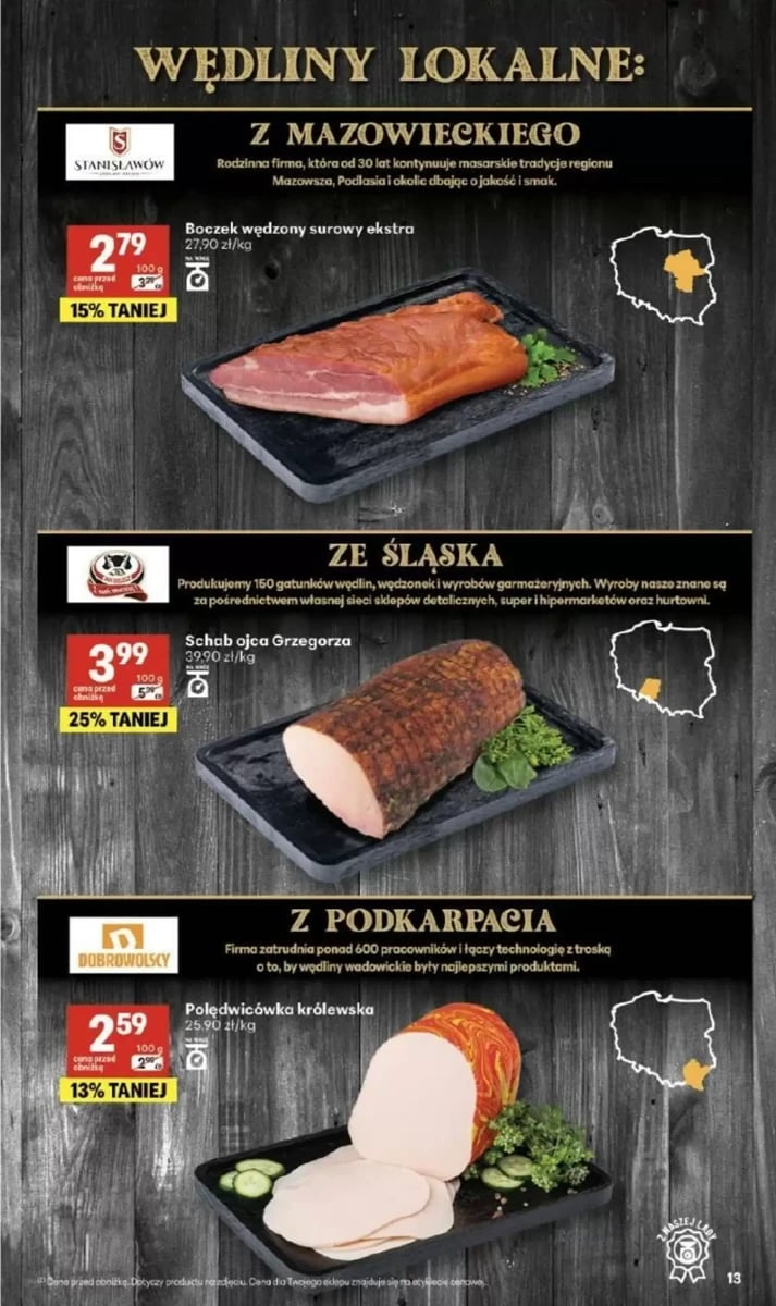 Strona 13 z gazetki Delikatesy Centrum