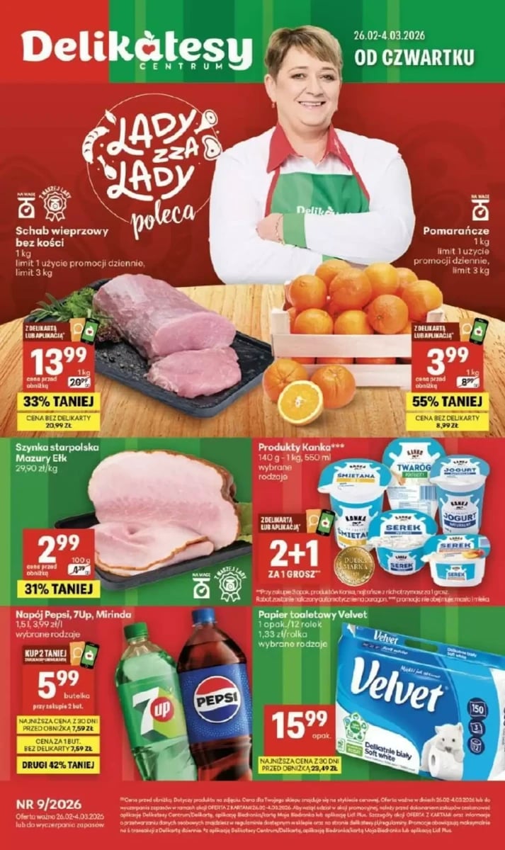 Strona 1 z gazetki Delikatesy Centrum