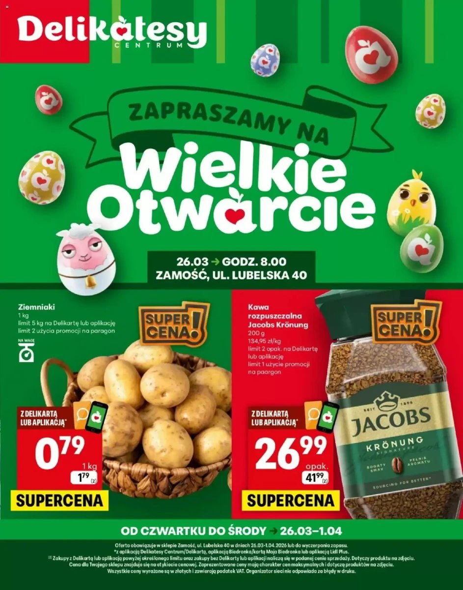 Strona 1 z gazetki Delikatesy Centrum