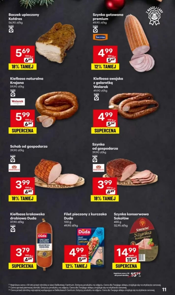Strona 11 z gazetki Delikatesy Centrum