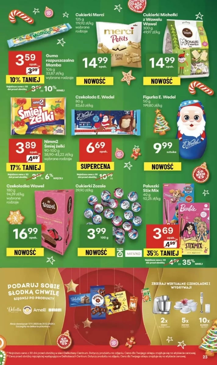 Strona 23 z gazetki Delikatesy Centrum