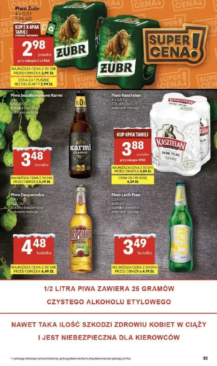 Strona 33 z gazetki Delikatesy Centrum