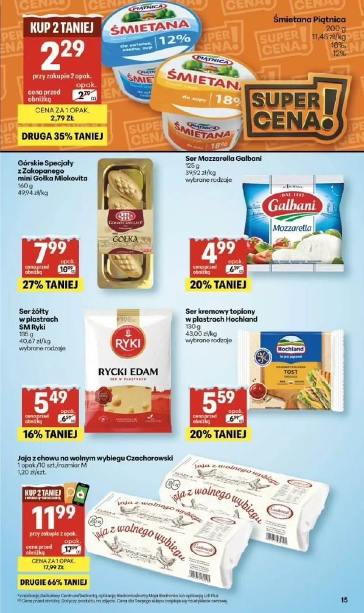 Strona 15 z gazetki Delikatesy Centrum