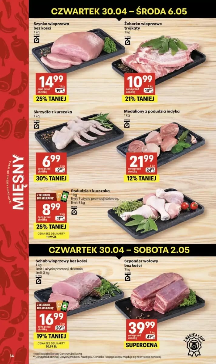Strona 14 z gazetki Delikatesy Centrum