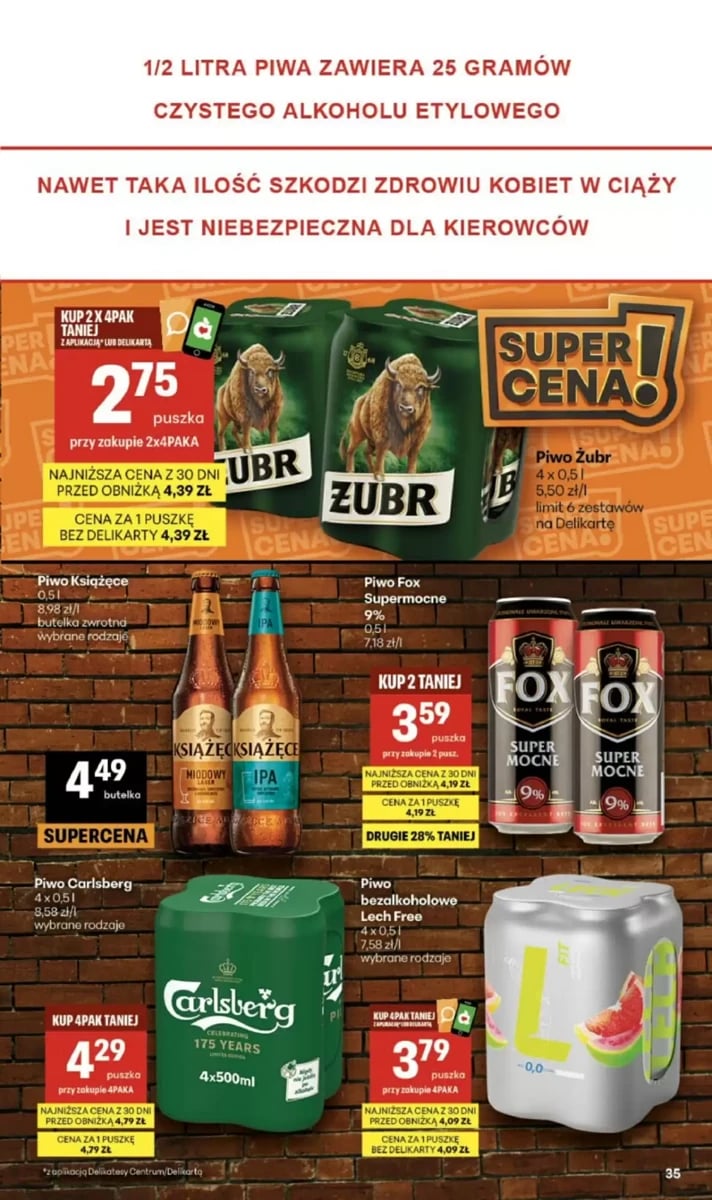 Strona 35 z gazetki Delikatesy Centrum