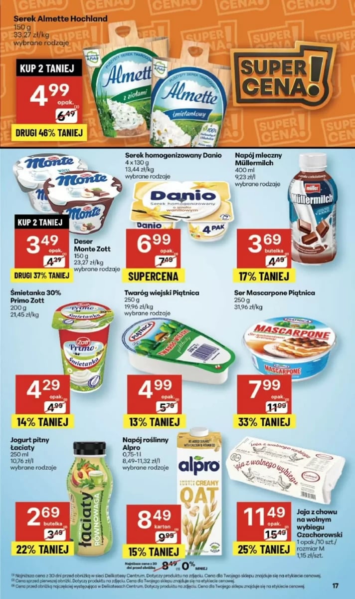 Strona 17 z gazetki Delikatesy Centrum