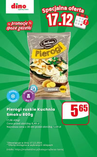 Gazetka Dino – 17.12.2025 – 17.12.2025