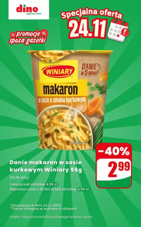 Gazetka Dino – 24.11.2025 – 24.11.2025