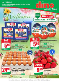 Gazetka Dino – 25.03.2026 – 31.03.2026