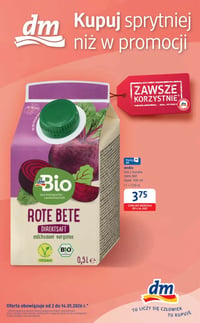 Gazetka Dm Drogerie Markt – 02.01.2026 – 14.01.2026