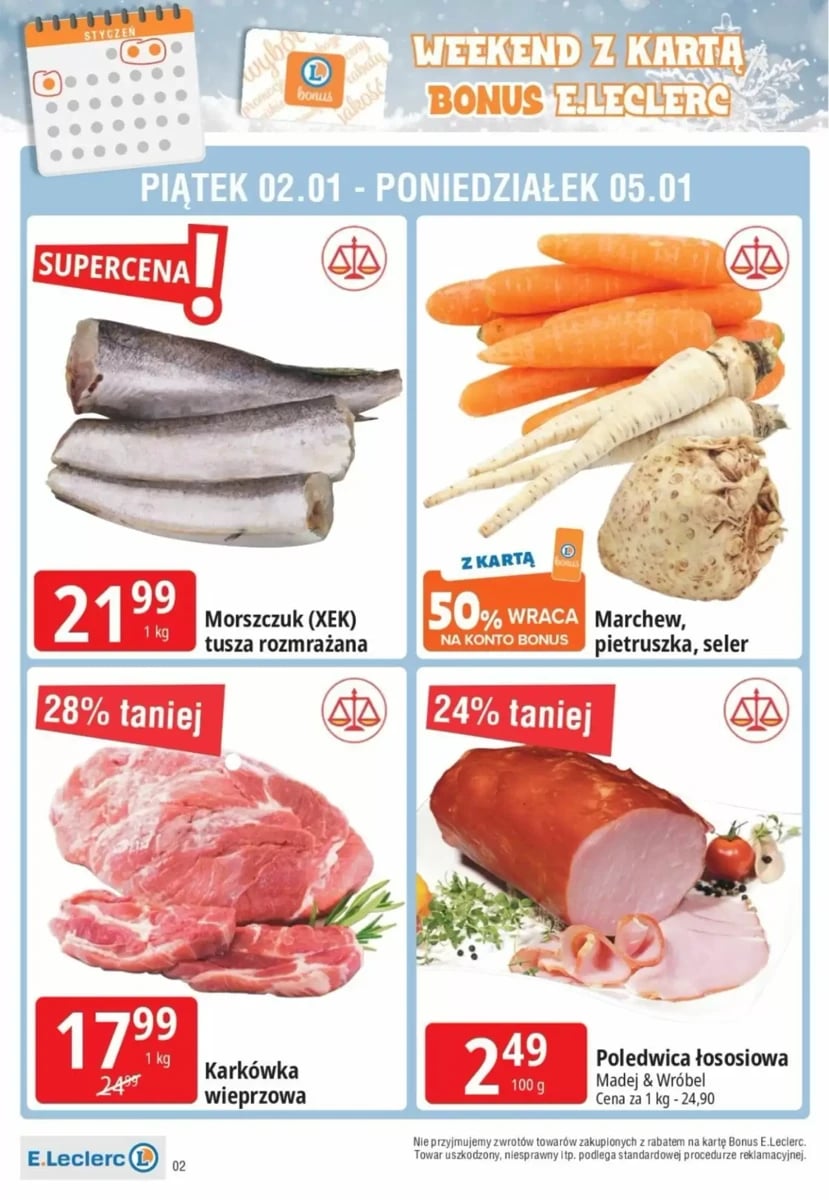Strona 2 z gazetki E.Leclerc