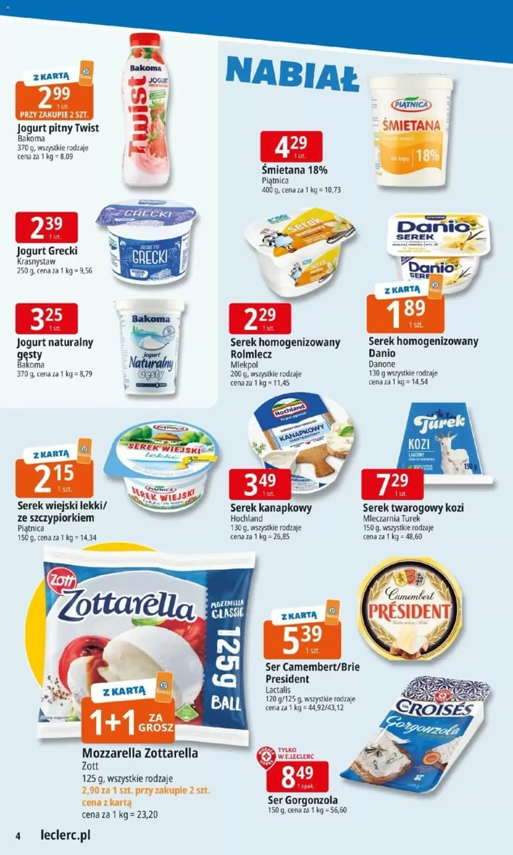 Strona 4 z gazetki E.Leclerc