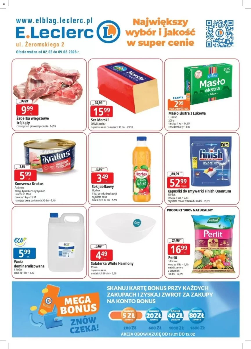 Strona 1 z gazetki E.Leclerc