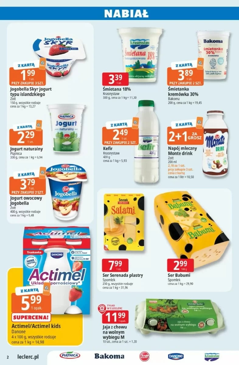Strona 2 z gazetki E.Leclerc