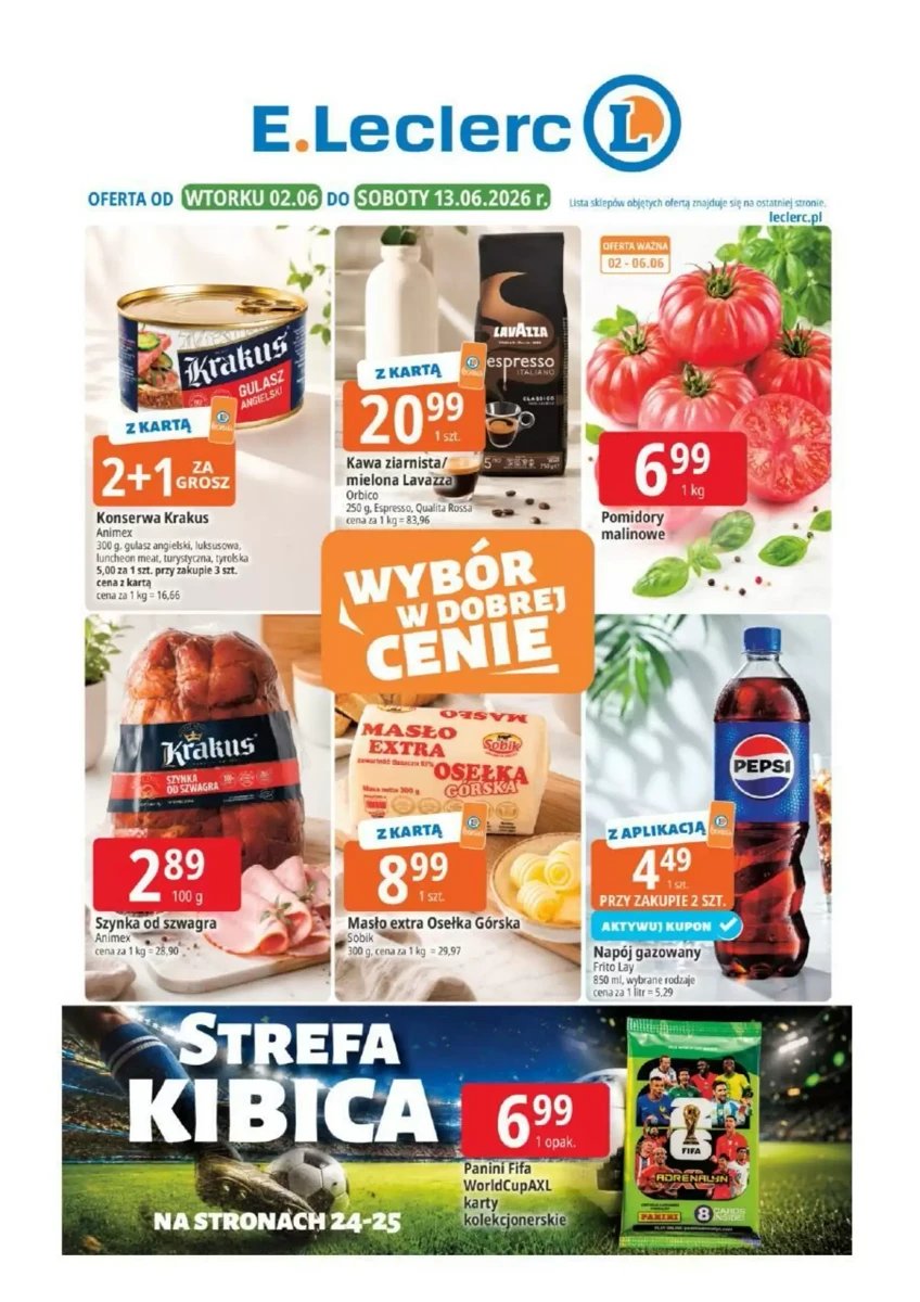 Strona 1 z gazetki E.Leclerc