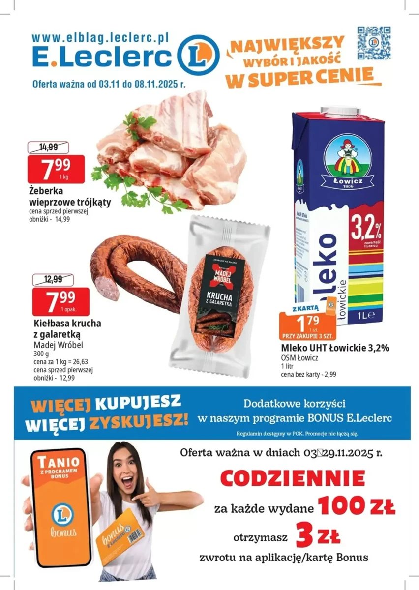 Strona 1 z gazetki E.Leclerc
