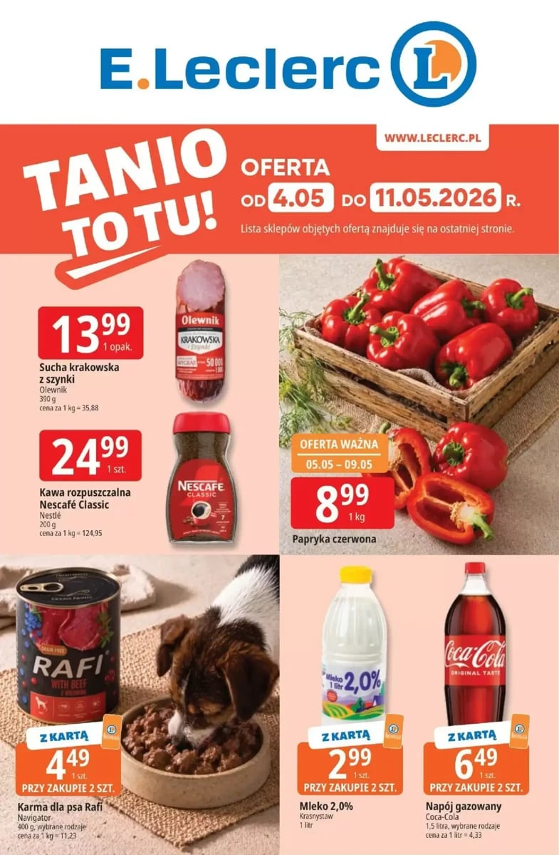 Strona 1 z gazetki E.Leclerc