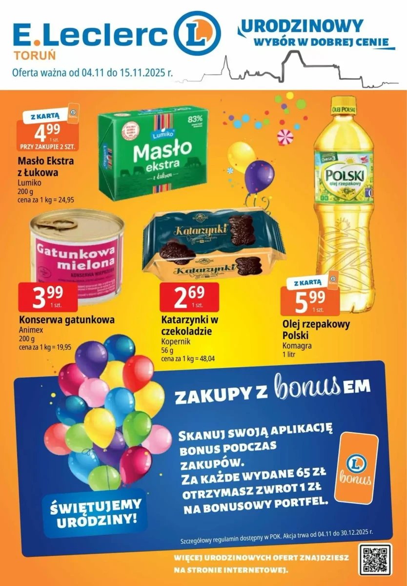 Strona 1 z gazetki E.Leclerc
