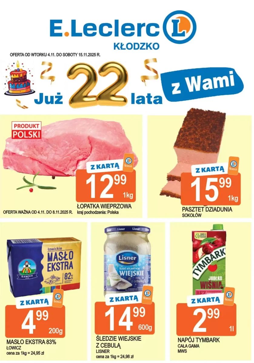 Strona 1 z gazetki E.Leclerc