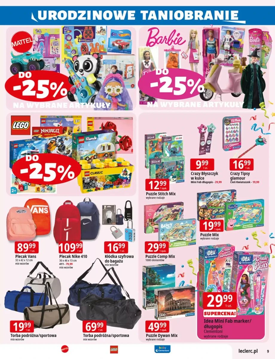 Strona 9 z gazetki E.Leclerc