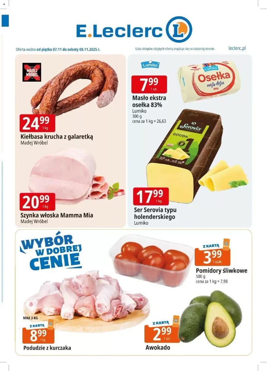 Strona 1 z gazetki E.Leclerc