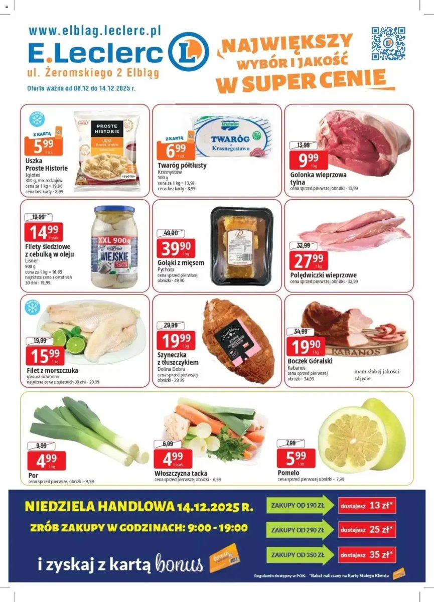 Strona 1 z gazetki E.Leclerc