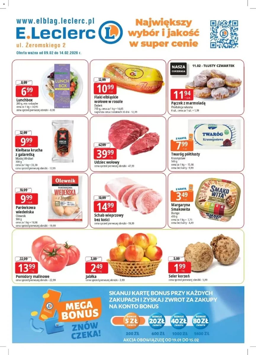Strona 1 z gazetki E.Leclerc