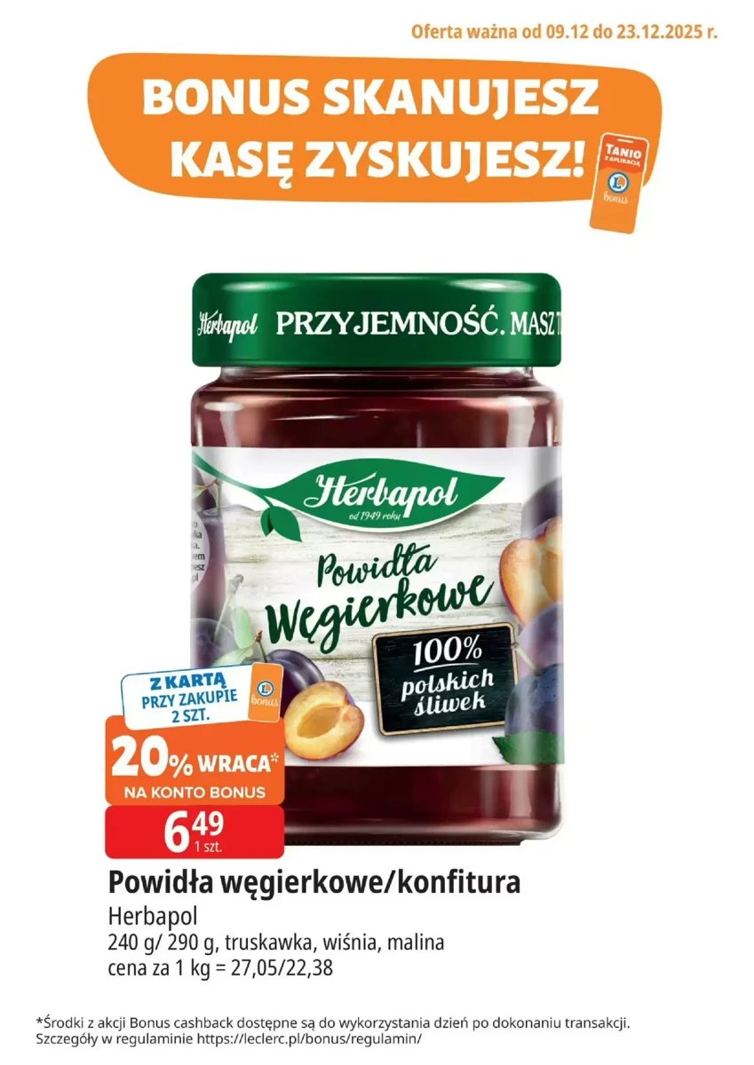Strona 1 z gazetki E.Leclerc