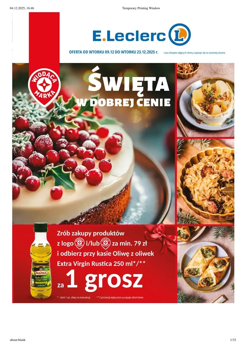 Strona 1 z gazetki E.Leclerc