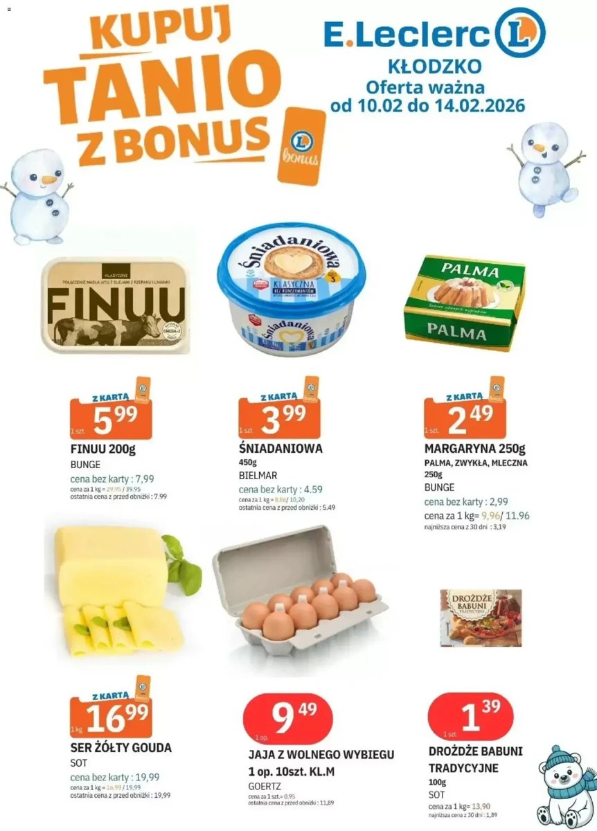 Strona 1 z gazetki E.Leclerc