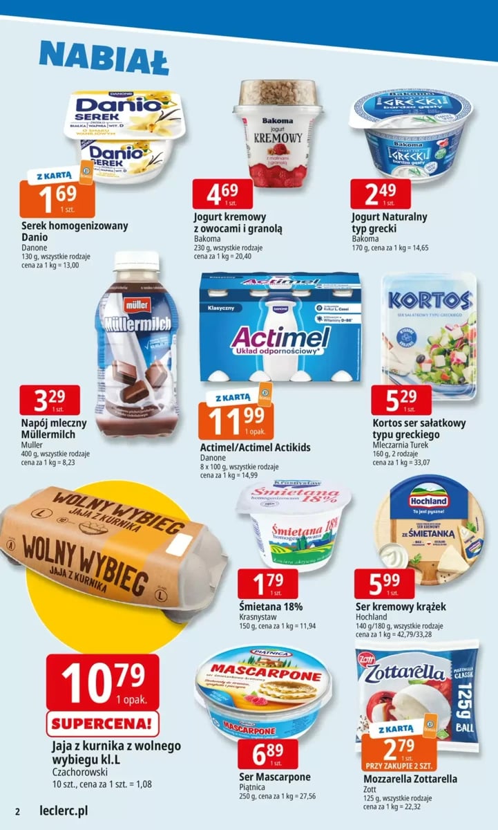 Strona 2 z gazetki E.Leclerc