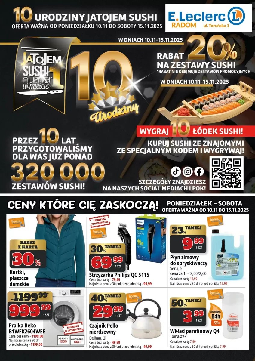 Strona 1 z gazetki E.Leclerc