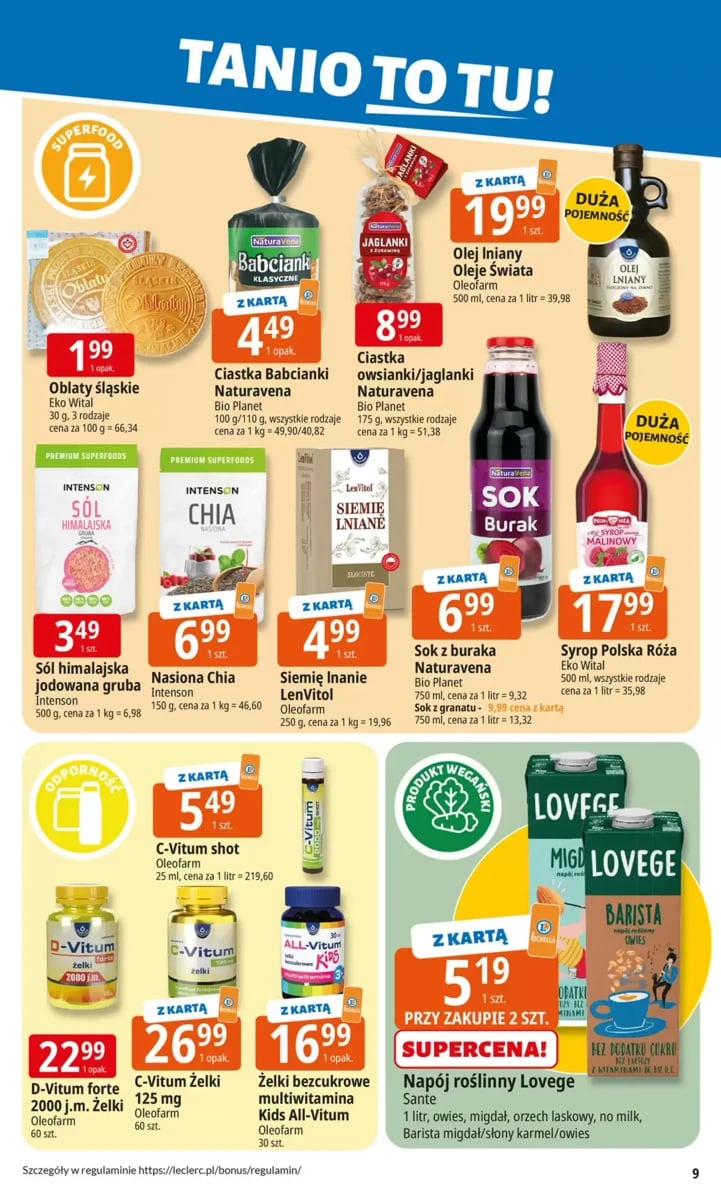 Strona 9 z gazetki E.Leclerc