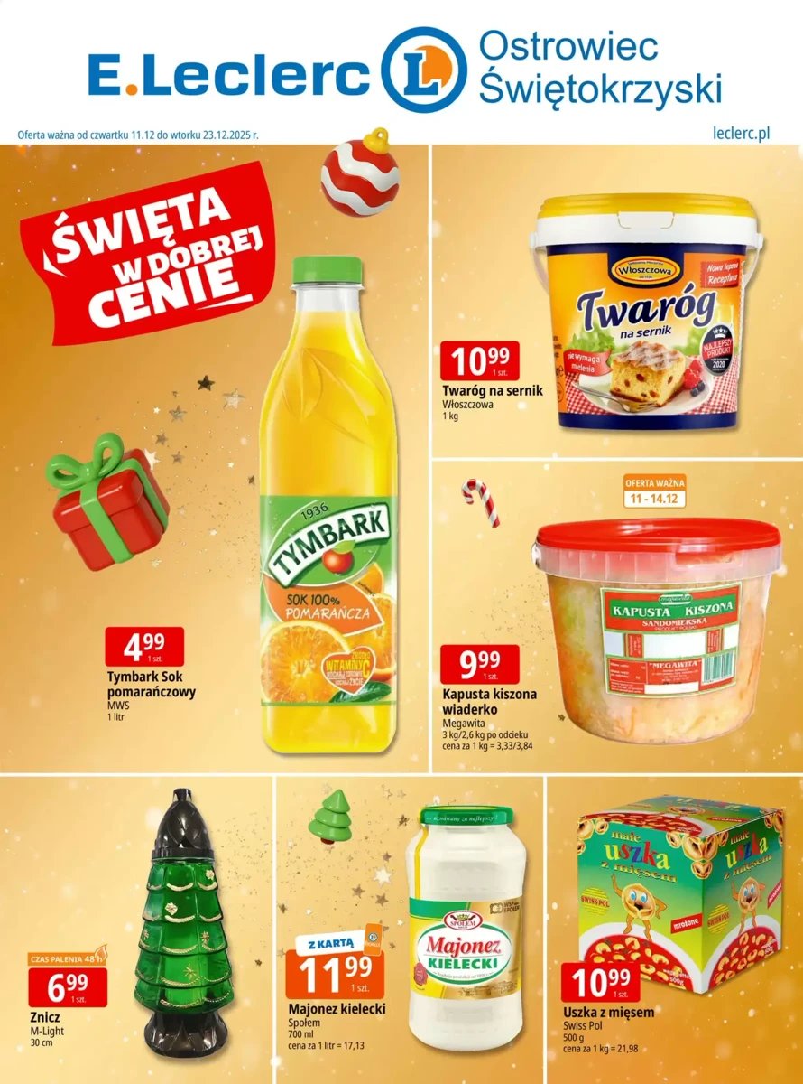 Strona 1 z gazetki E.Leclerc