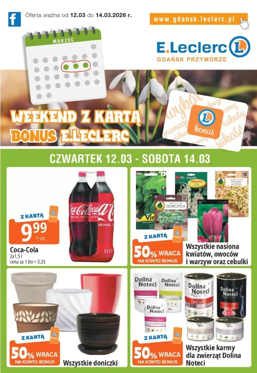 Strona 1 z gazetki E.Leclerc