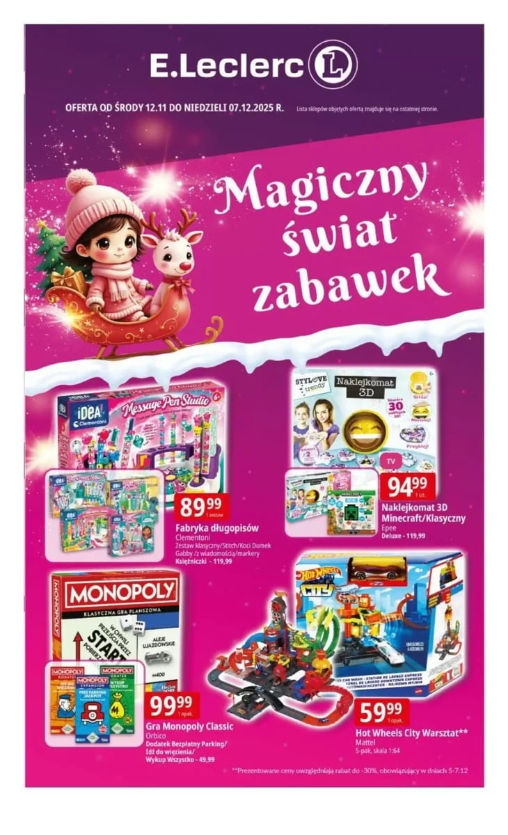 Strona 1 z gazetki E.Leclerc