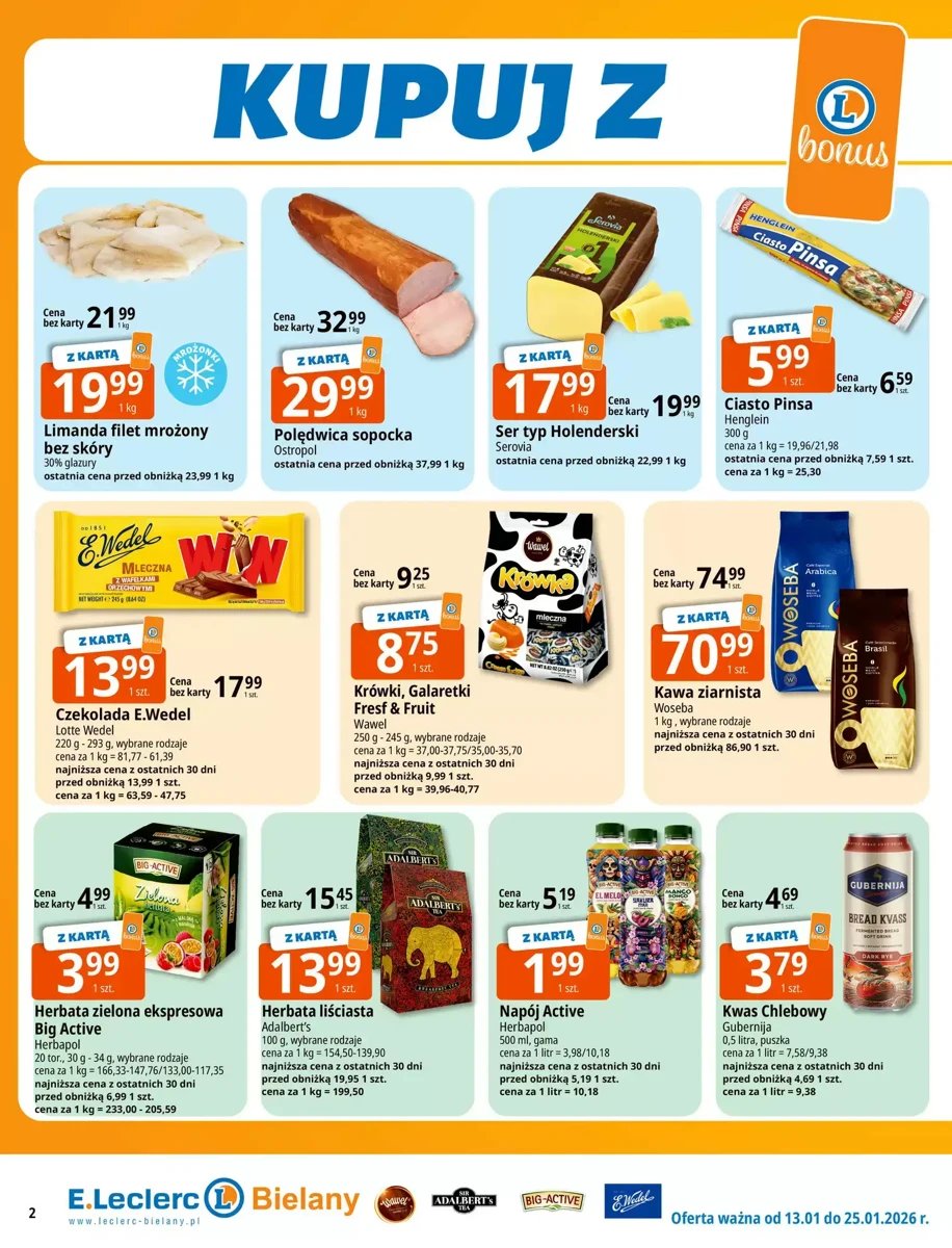 Strona 2 z gazetki E.Leclerc