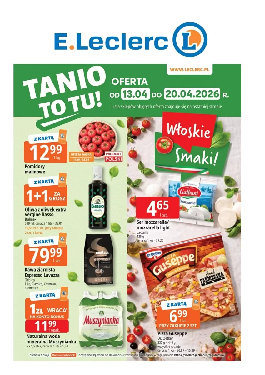 Strona 1 z gazetki E.Leclerc
