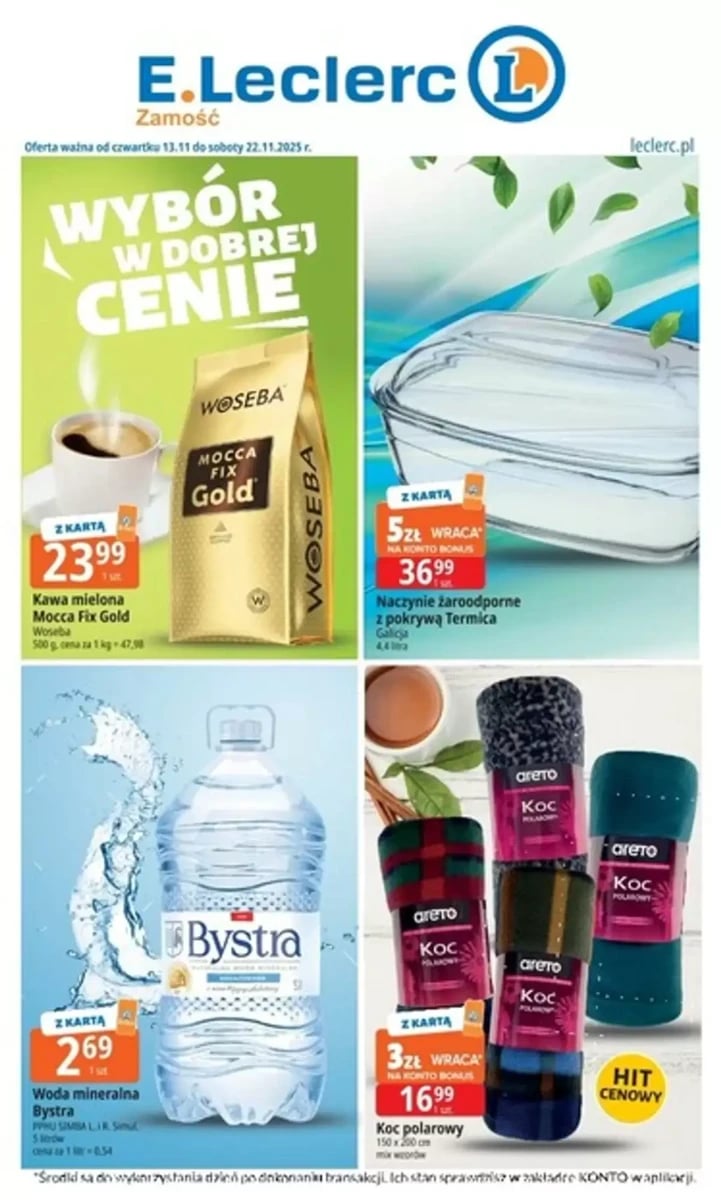 Strona 1 z gazetki E.Leclerc