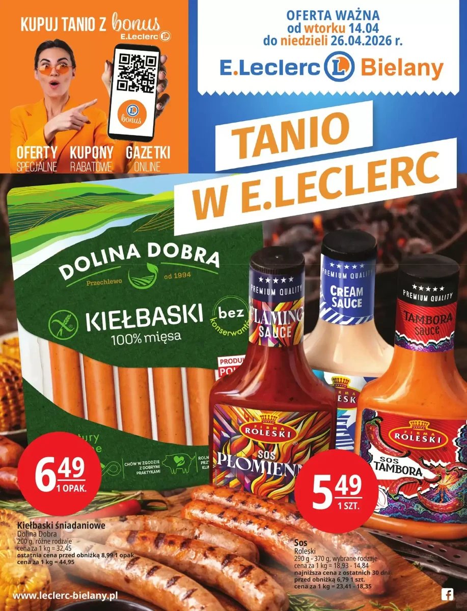 Strona 1 z gazetki E.Leclerc