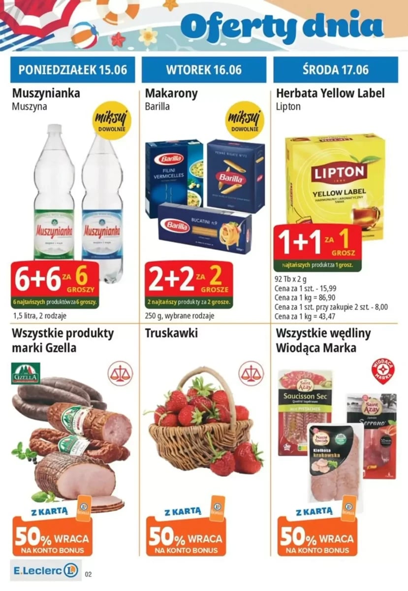 Strona 2 z gazetki E.Leclerc