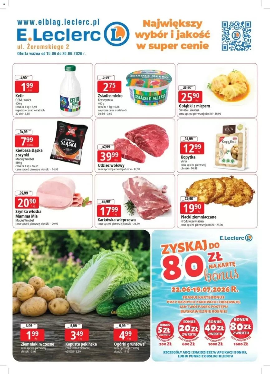 Strona 1 z gazetki E.Leclerc
