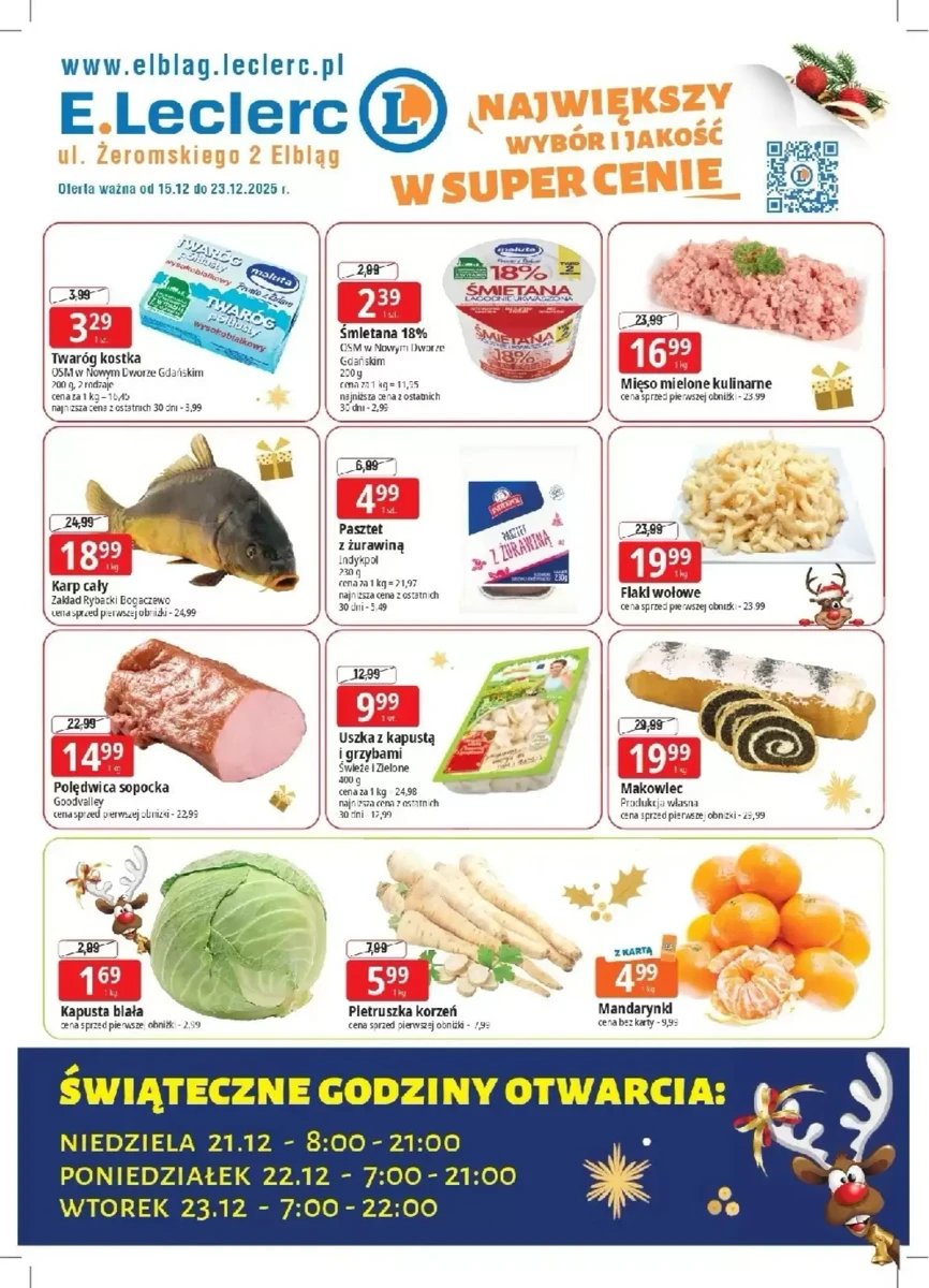 Strona 1 z gazetki E.Leclerc