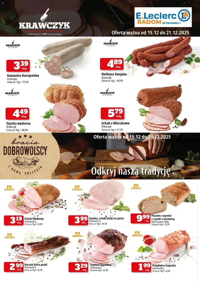 Strona 1 z gazetki E.Leclerc