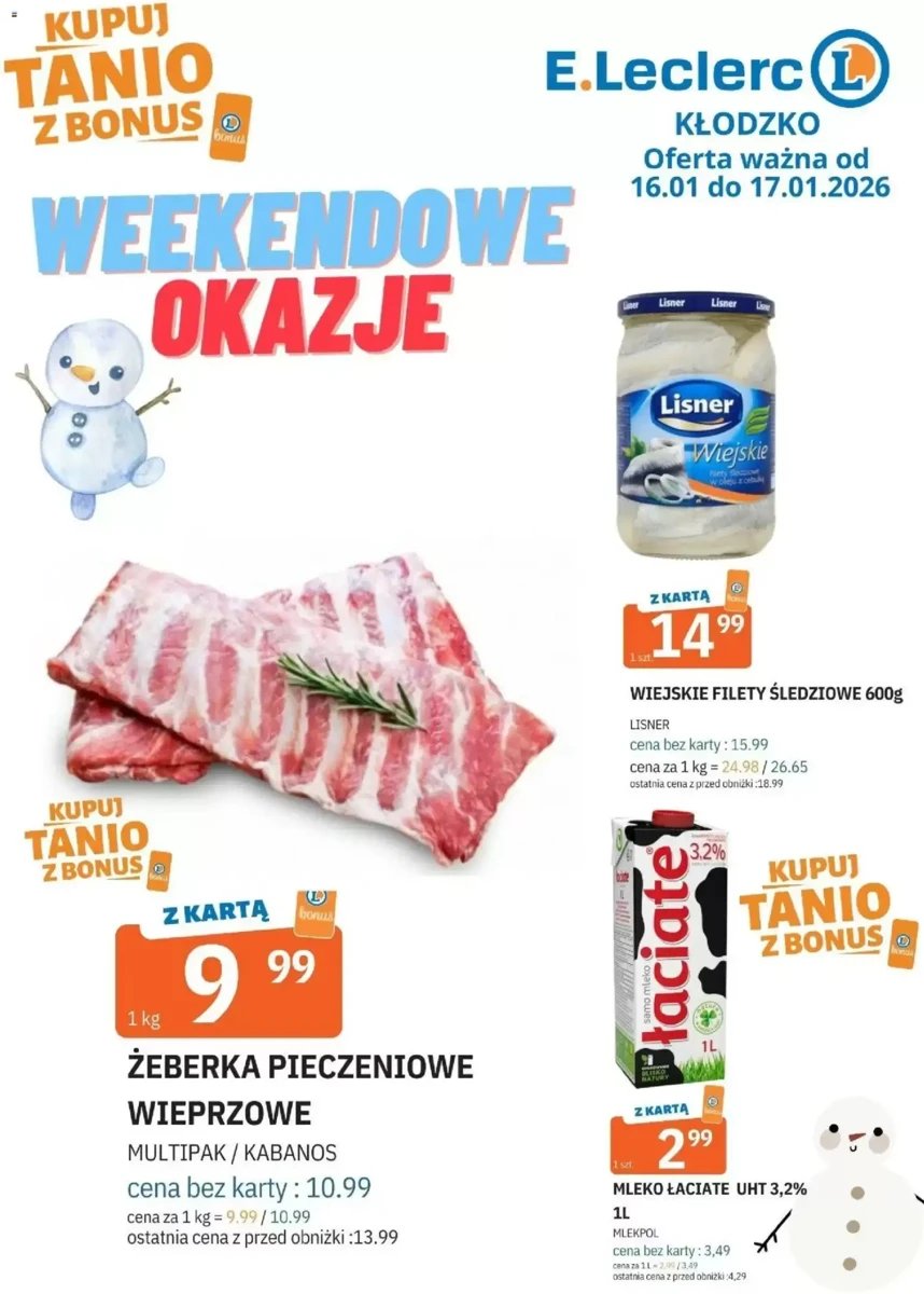 Strona 1 z gazetki E.Leclerc
