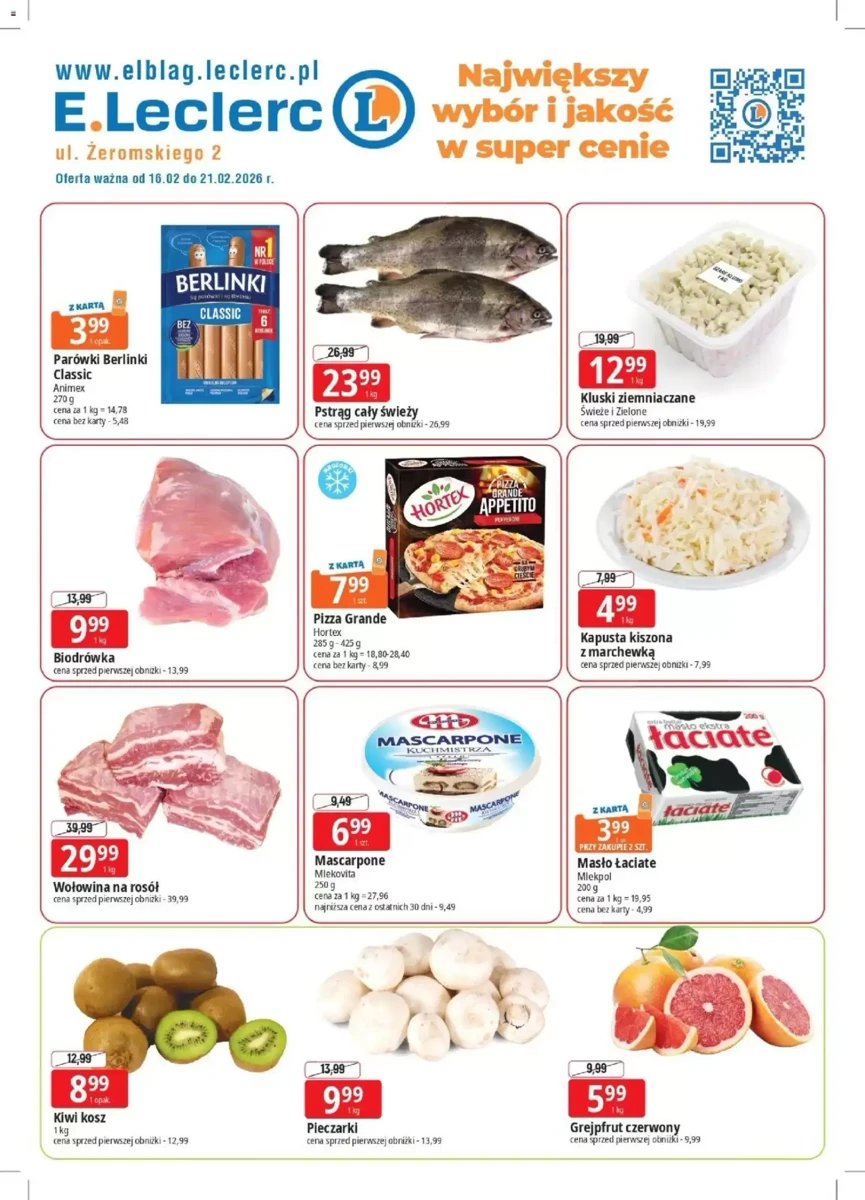 Strona 1 z gazetki E.Leclerc